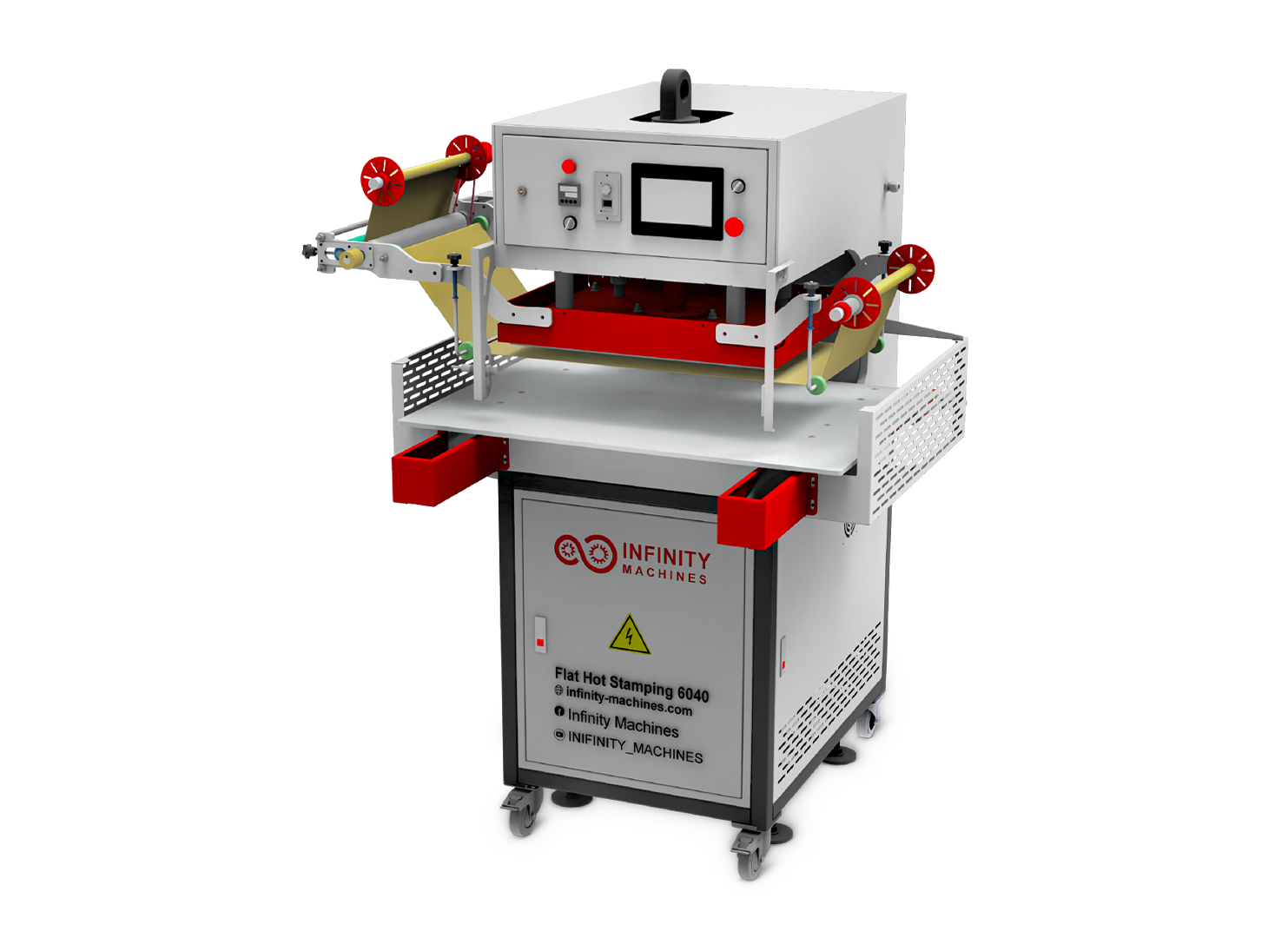 ماكينة النقل الحراري مسطح رأسي 50 X 70 سم